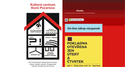 Desktop Screenshot of divadlopocernice.cz