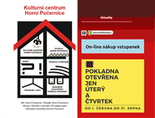 Tablet Screenshot of divadlopocernice.cz